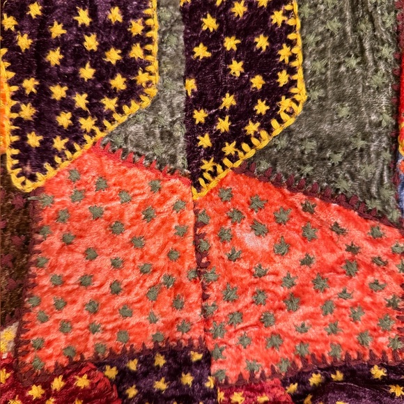 Vtg Free People Patchwork Dream Women High Waisted Shorts Sz L - Picture 2 of 6